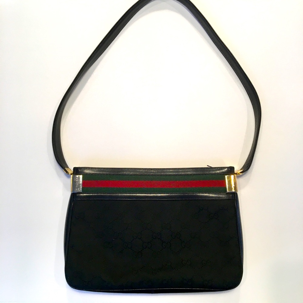 AUTHENTIC Vintage 1970s GUCCI Shoulder Bag - Picture 2 of 11
